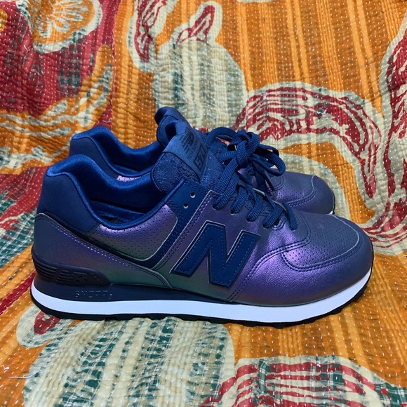 new balance 574 blue purple